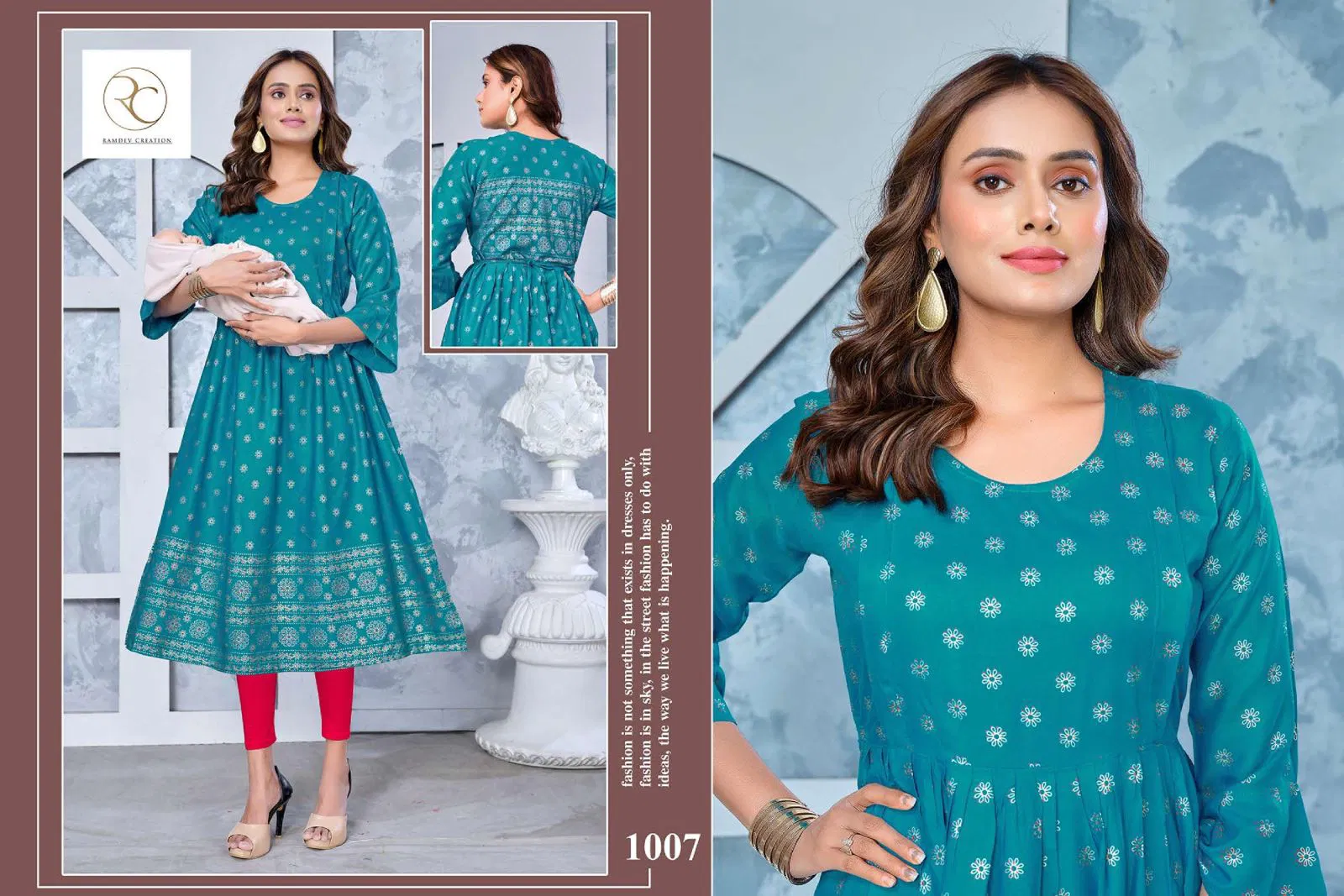 Rc Good News Vol 3 Printed Rayon Feeding Kurti Catalog

